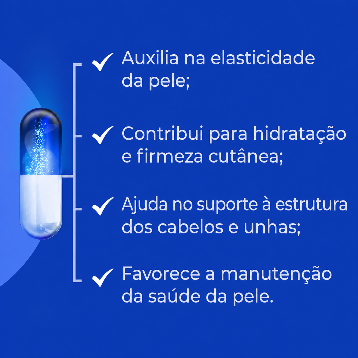 Colágeno Verisol (com peptídeos bioativos) 500mg - 60cáps
