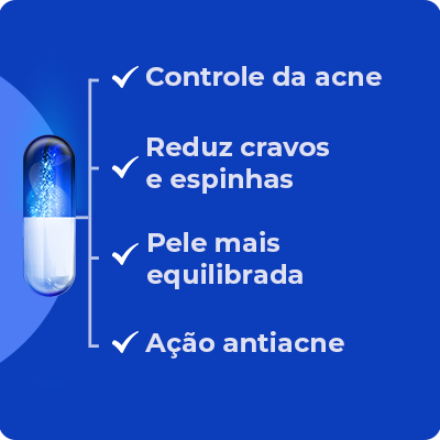 Acne Skin: Controle de cravos e espinhas - 30 caps