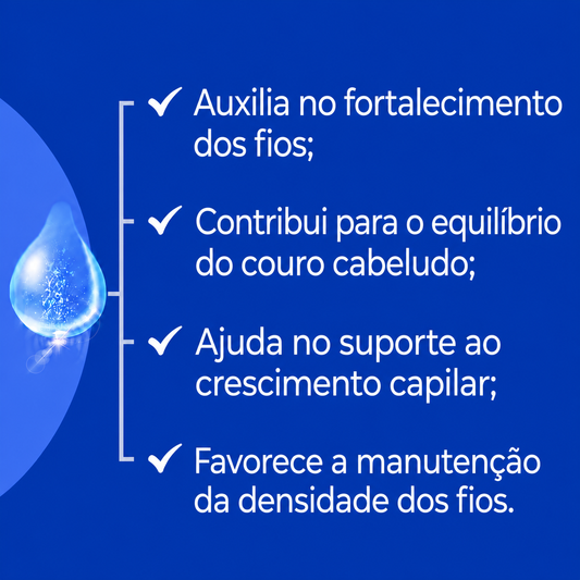 Minoxidil 5% + Nano T-Growth (30Ml) + Saw Palmetto+ Fo-Ti - 30 Cápsulas
