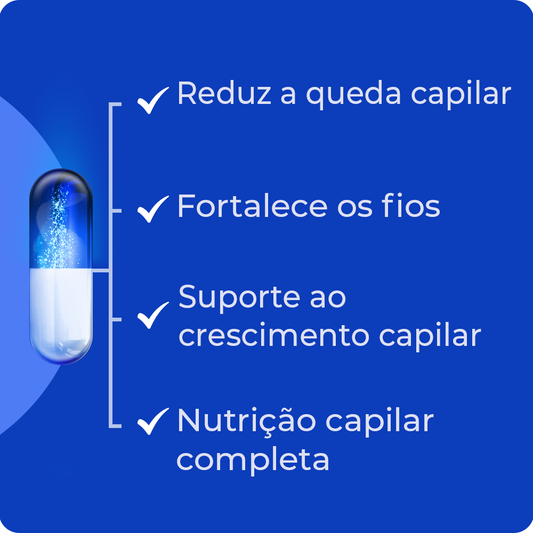 GLP-1 Hair Support 30 doses - Suporte às canetas emagrecedoras