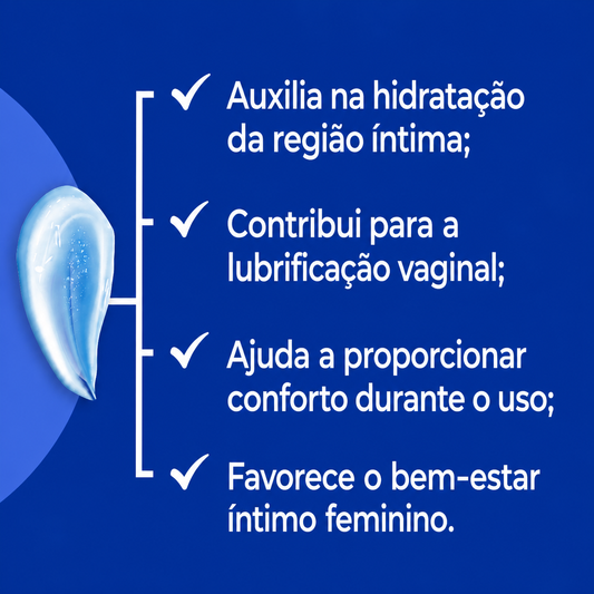 Gloss Íntimo:Lubrificante + Hidratante Feminino - 15Gr