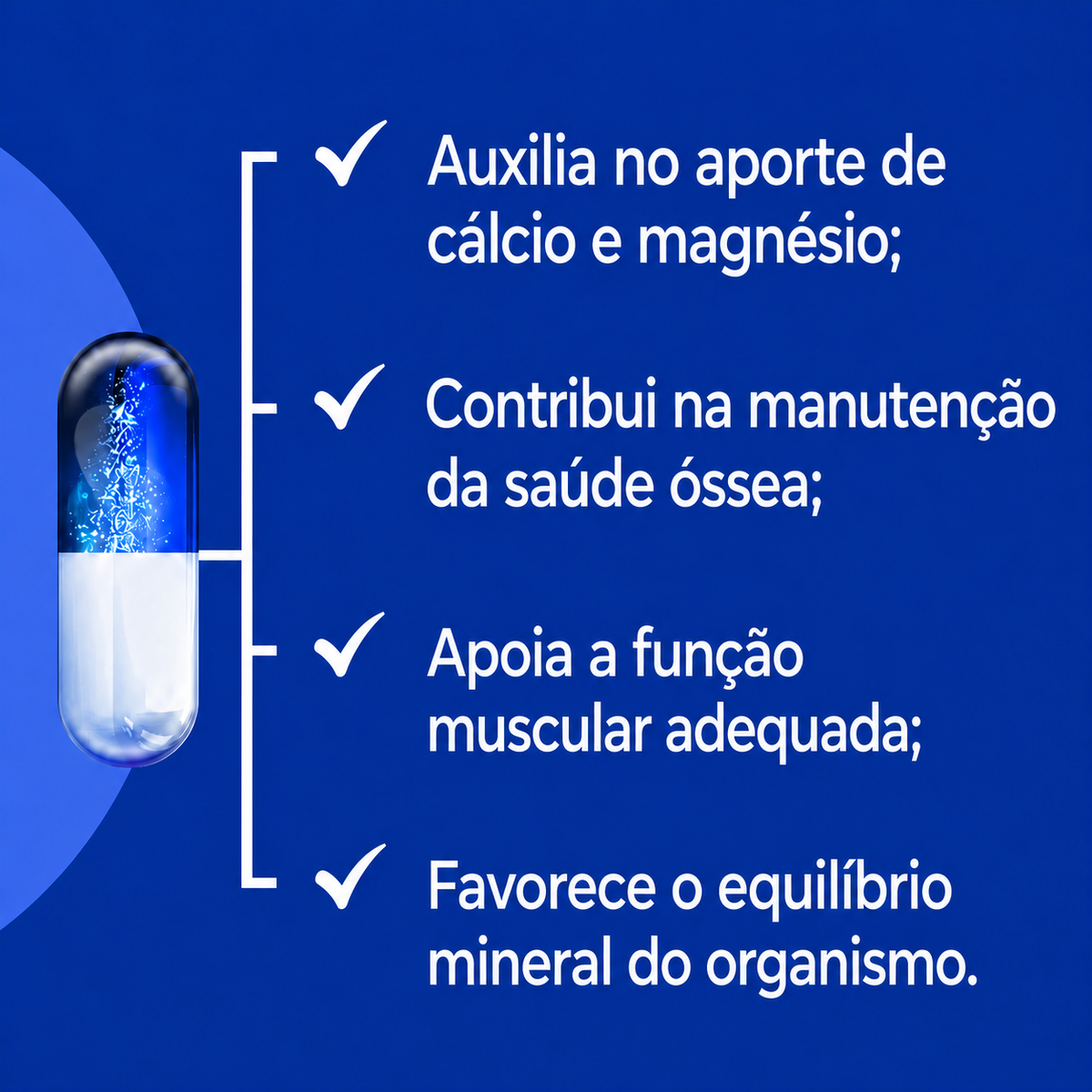 Dolomita 500Mg - 60 Cápsulas