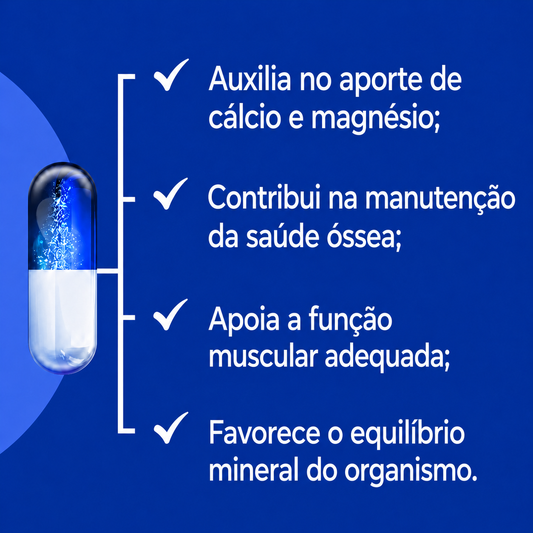 Dolomita 500Mg - 60 Cápsulas