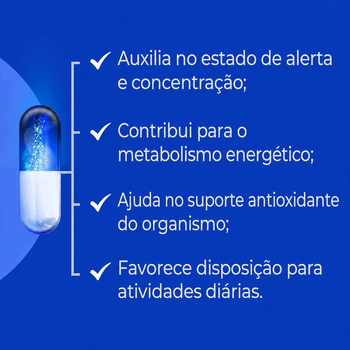 Cafeína 300mg + Chá Verde 250mg