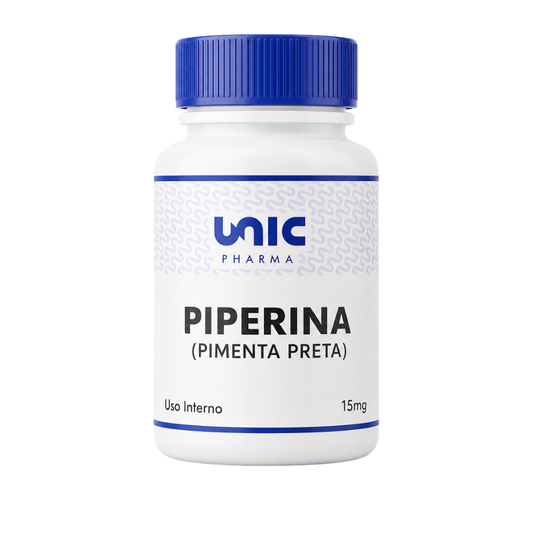 Piperina (pimenta preta) 15mg