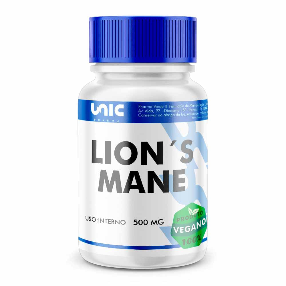 Lions Mane 60 Cápsulas Vegan