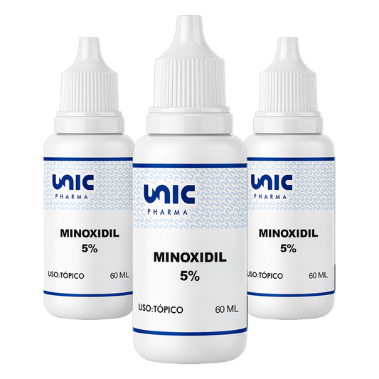 Kit 3 tratamento de Minoxidil 60ml