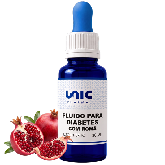 Fluído Para Diabetes Com Romã - 30Ml