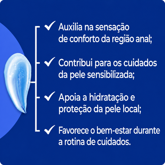 Pomada Para Hemorroidas (Tratamento Com 6 Ativos Naturais) - 60Gr