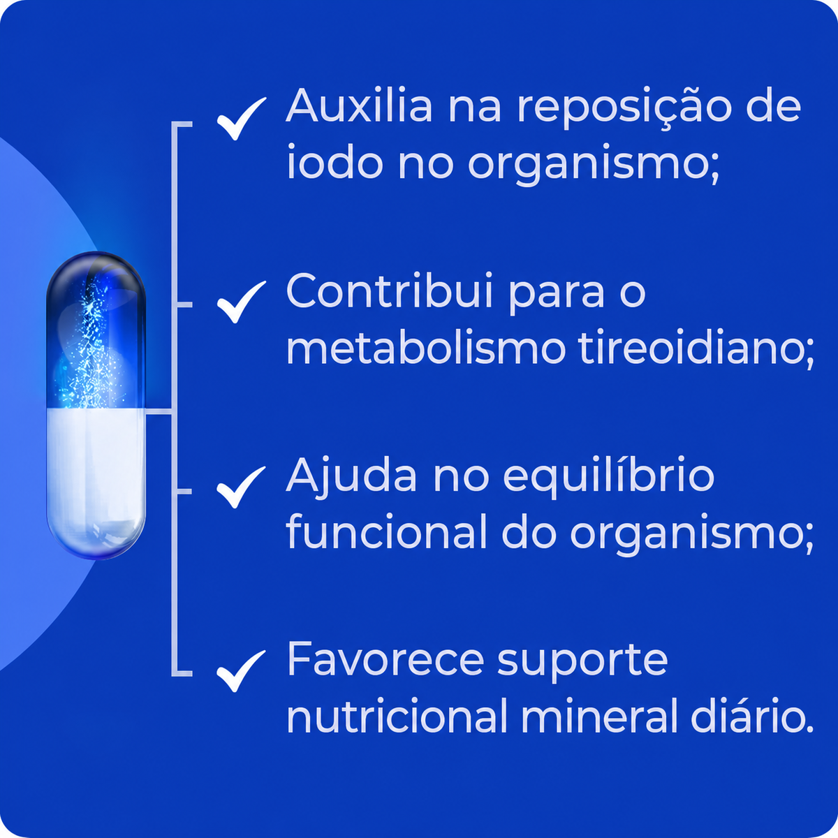 Iodeto de potássio 130mg