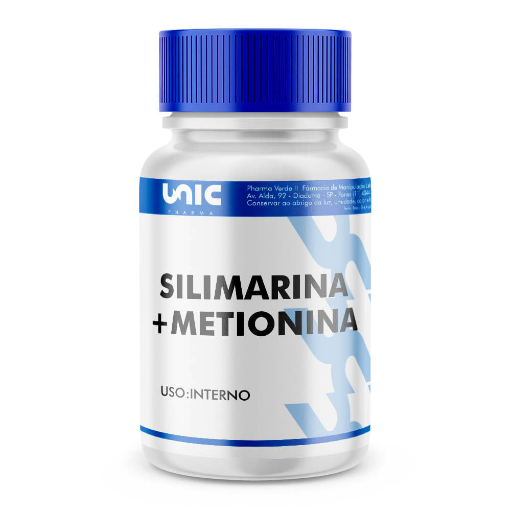Silimarina + Metionina - 60 Cápsulas