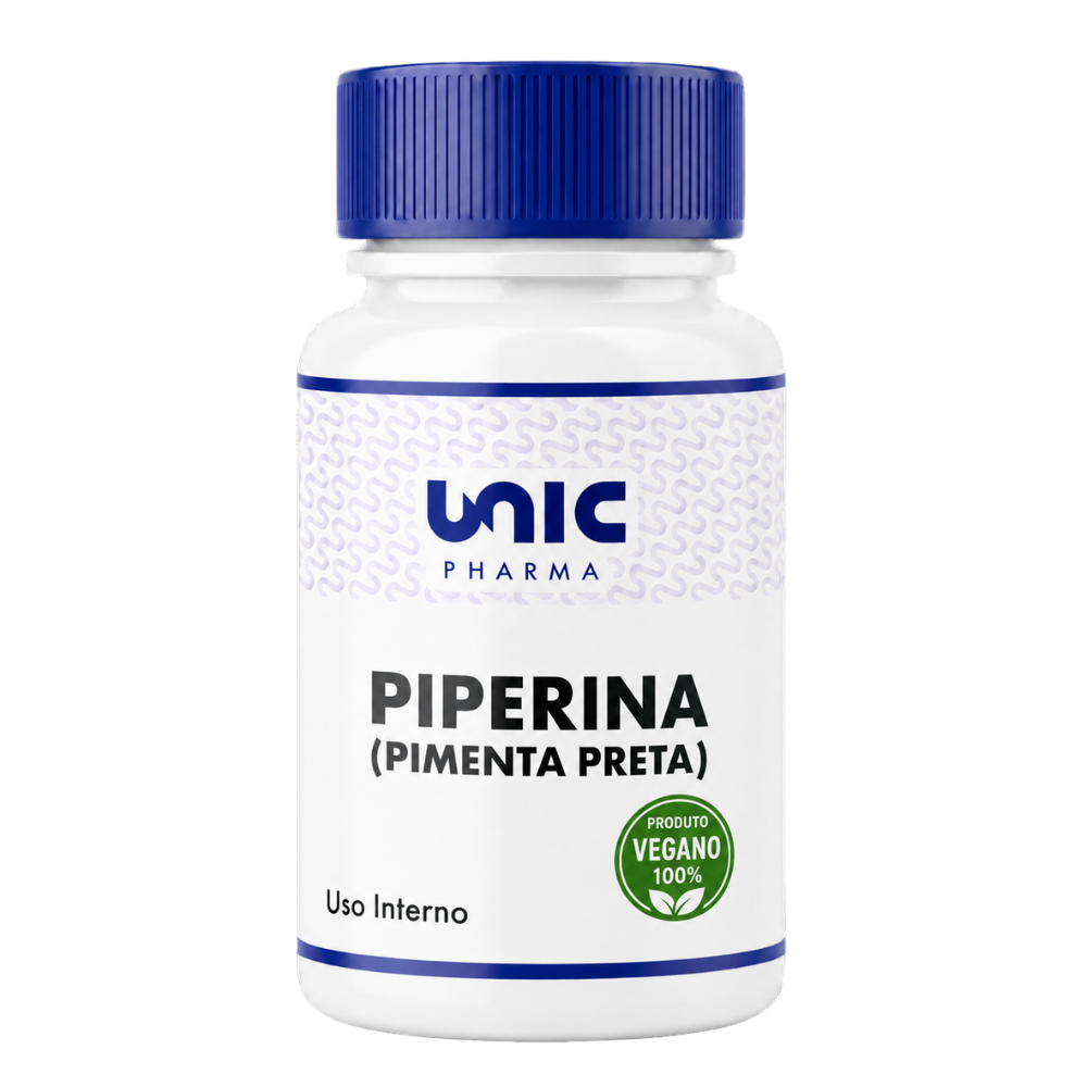Piperina (pimenta preta) 15mg 30 Cápsulas Vegan