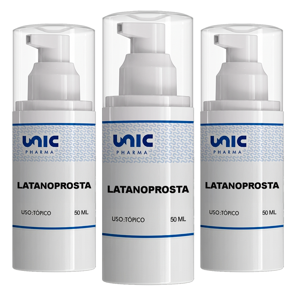 Kit 3 Latanoprosta Espuma Capilar 50ml