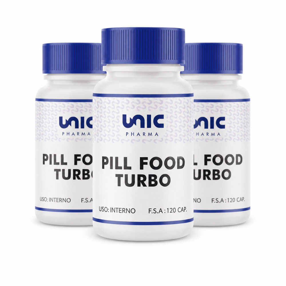 Kit 3 Pill Food Turbo 120 Cáps