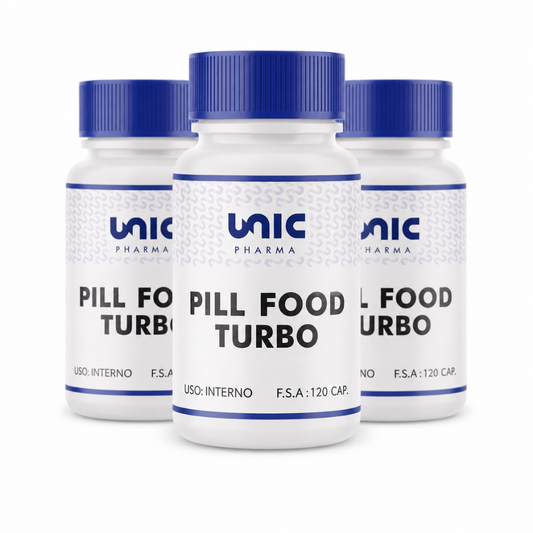 Kit 3 Pill Food Turbo 120 Cáps