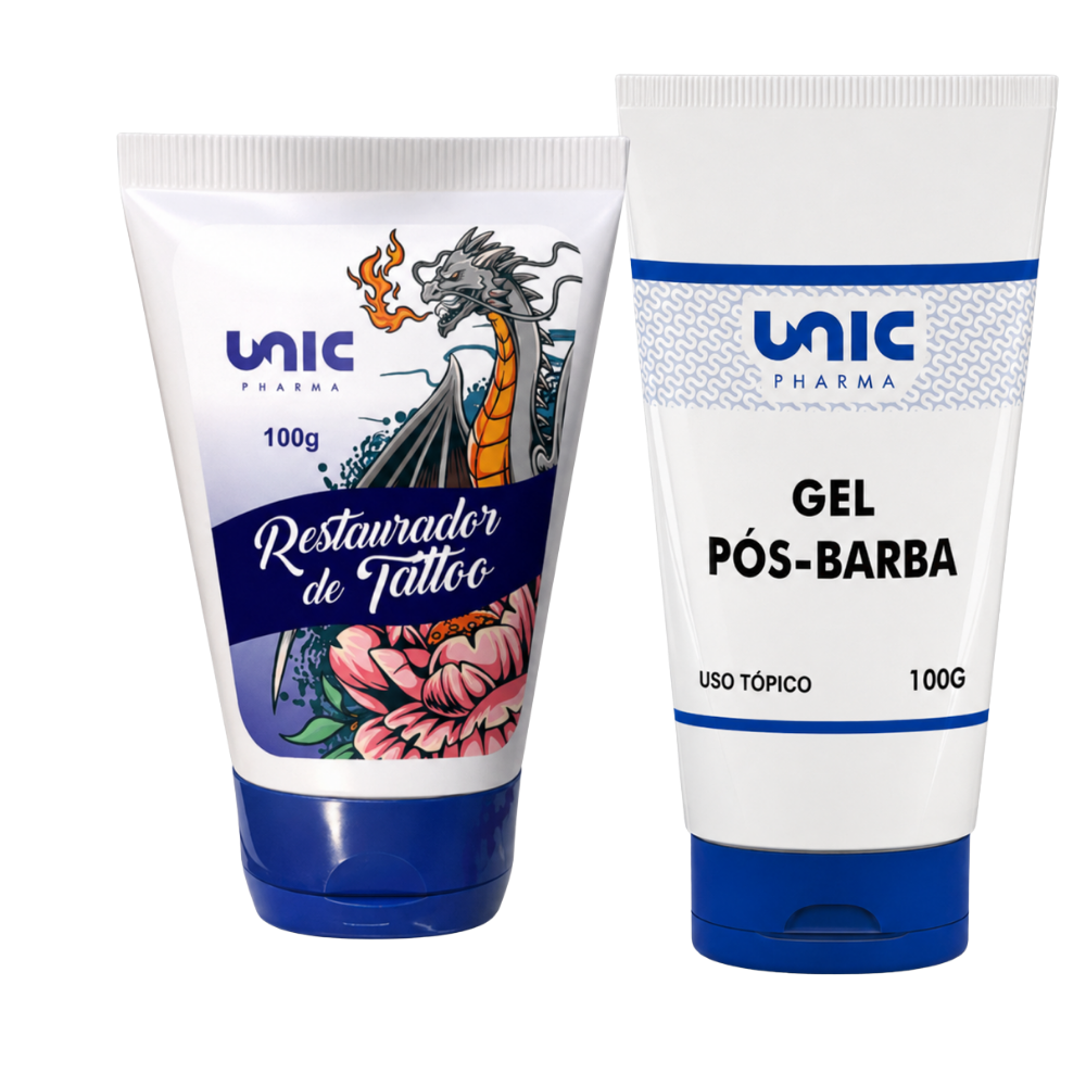 Creme Restaurador de Tatuagem + Gel Pos barba