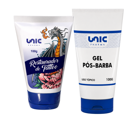 Creme Restaurador de Tatuagem + Gel Pos barba
