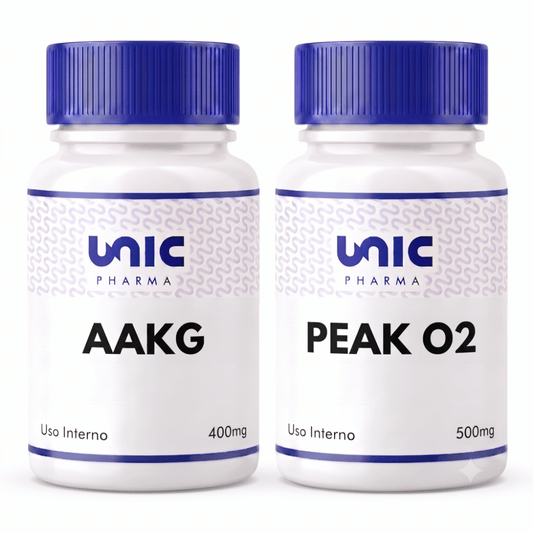 Arginina Aakg 400Mg  + Peak O2 500Mg - 30 Cápsulas