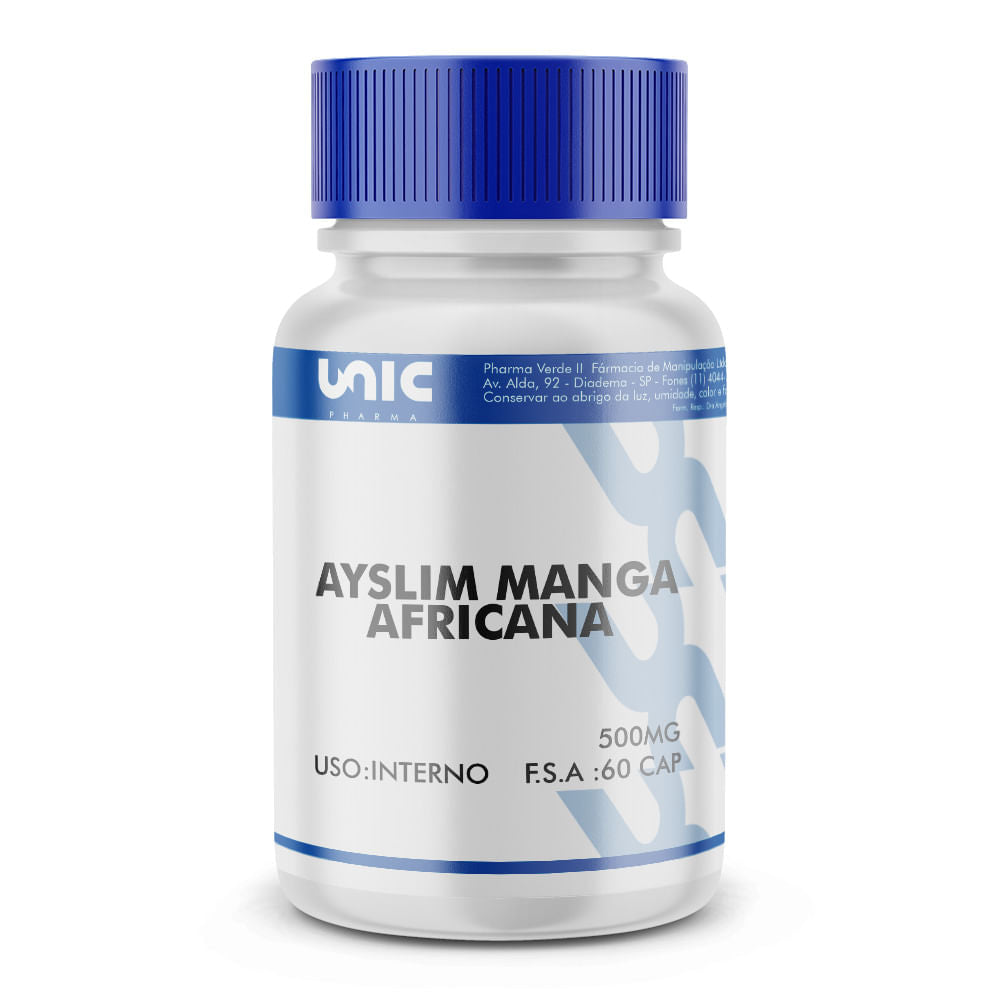 Manga africana 500mg 60 cáps Unicpharma