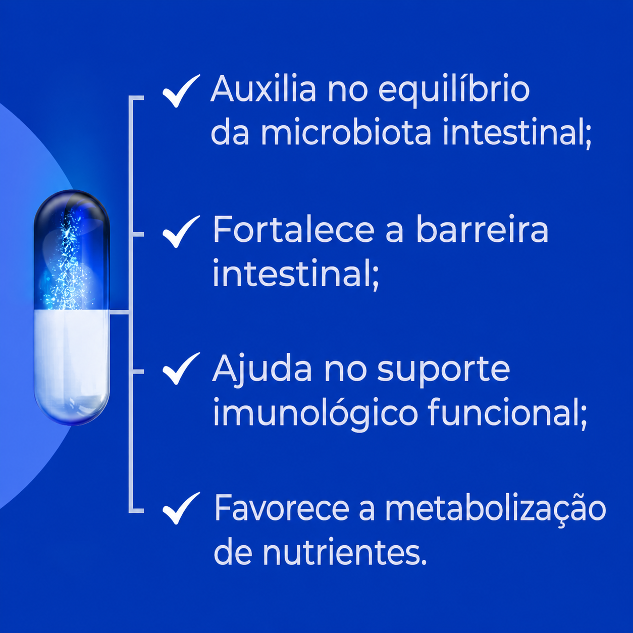 Microbiomex 250mg 60 Cáps