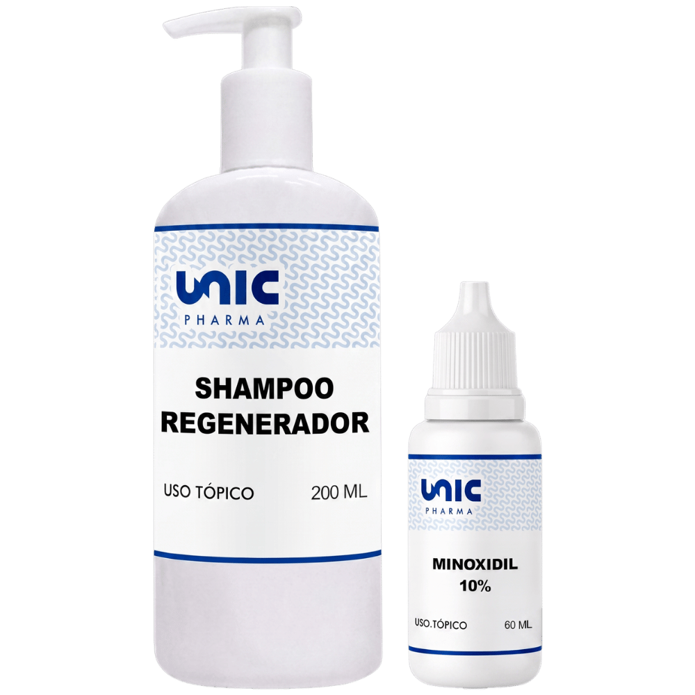 Minoxidil 60Ml + Shampoo Regenerador - 200Ml