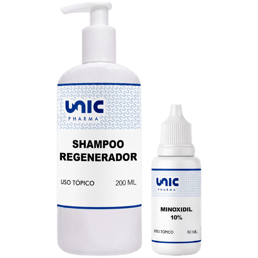 Minoxidil 60Ml + Shampoo Regenerador - 200Ml