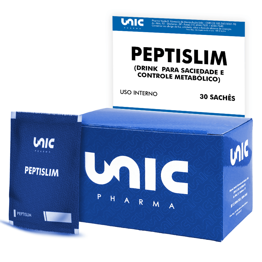 Peptislim  – Drink  para saciedade e controle metabólico - 30 sachês (sabor frutas vermelhas)