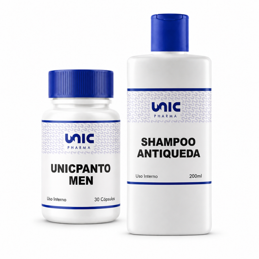 Kit Unicpanto-Men 30 Cápsulas + Shampoo Antiqueda - 200Ml