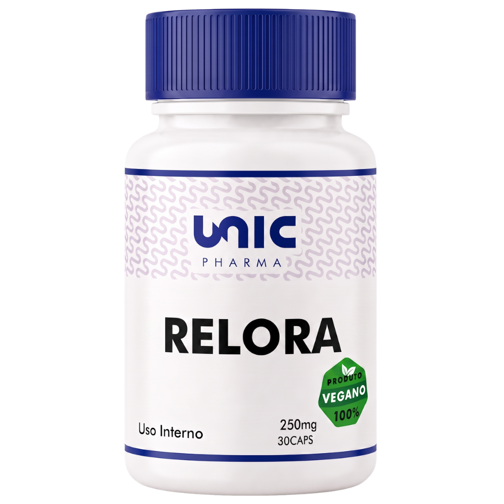 Relora 250mg com selo de autenticidade 30 Cápsulas Vegan