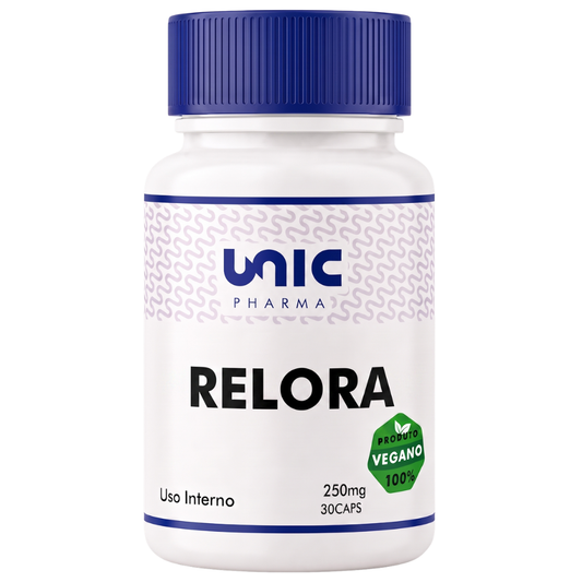 Relora 250mg com selo de autenticidade 30 Cápsulas Vegan