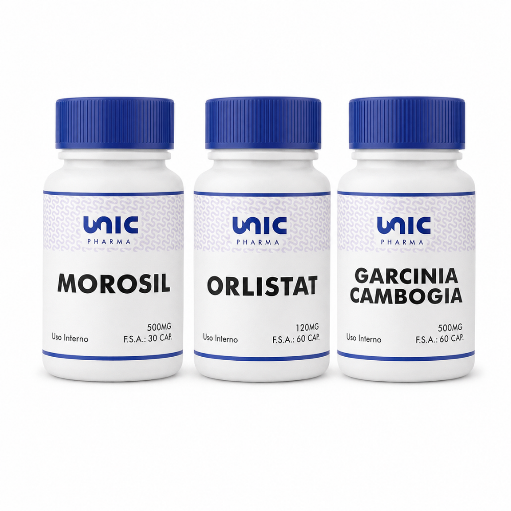 Kit Morosil, Garcinia e Orlistat 120mg