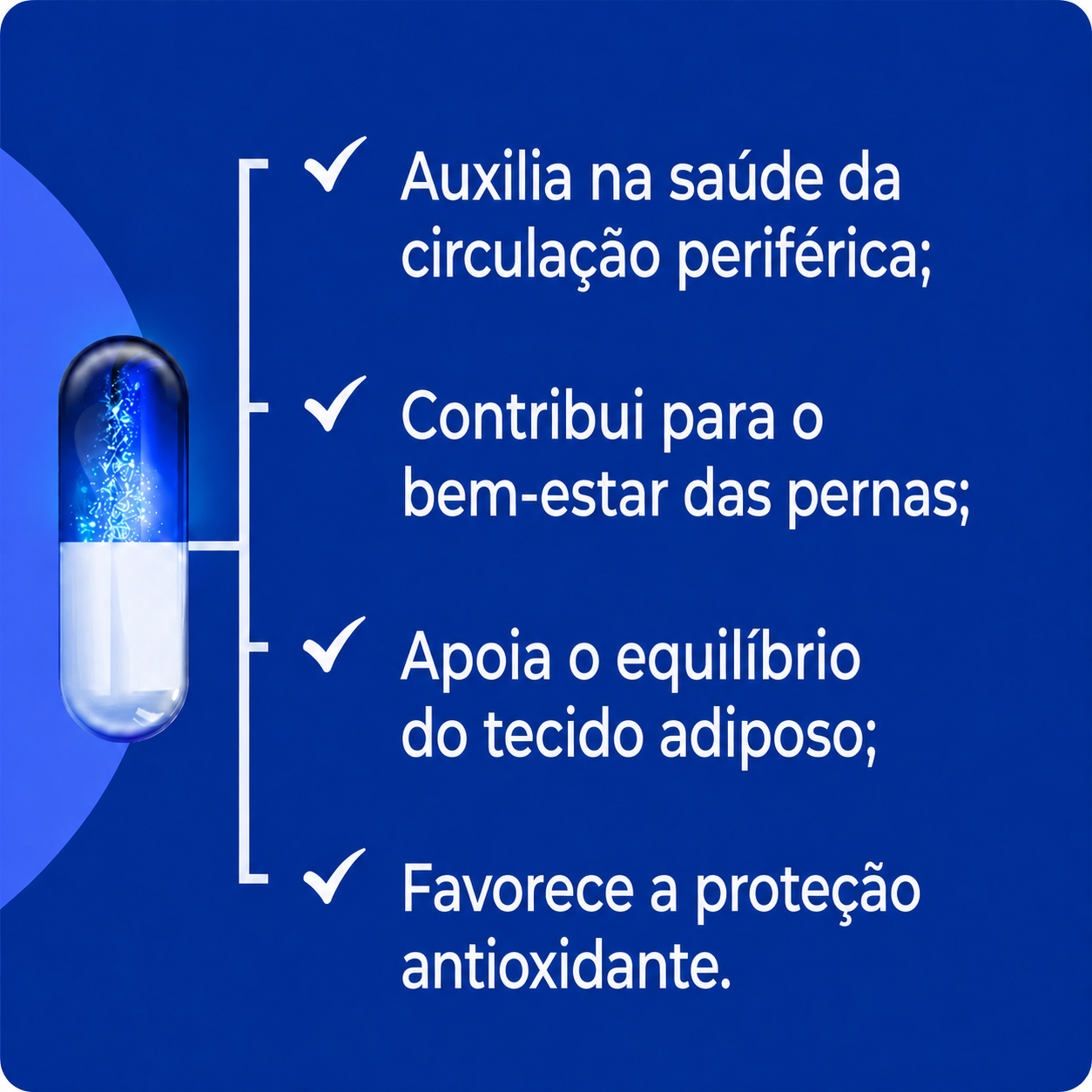 Composto para combater Lipedema - 30 Cáps
