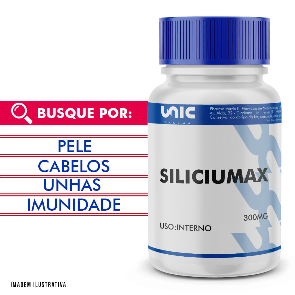 SiliciuMax 300mg com selo de autenticidade