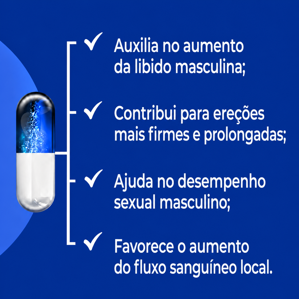 Estimulante Masculino Natu-UP 30cáps