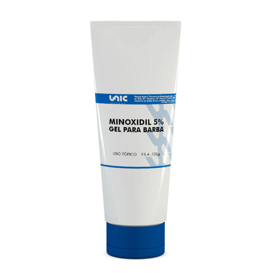 Minoxidil 5% em gel para barba 120g