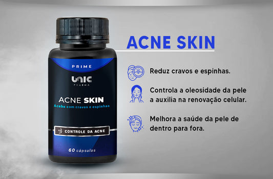 Acne Skin: Controle de cravos e espinhas - 30 caps