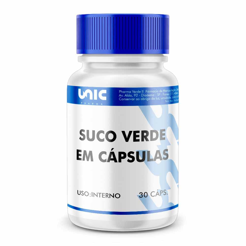 Suco verde em cápsula - 30 Cáps