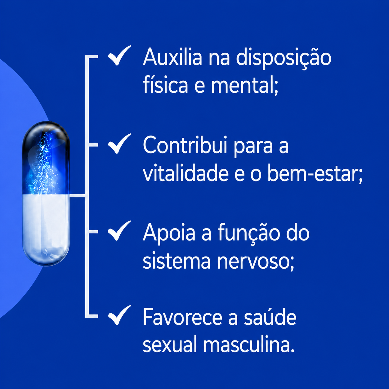 Catuaba (Anemopaegma Mirandum) 300mg 30 Cápsulas Vegan