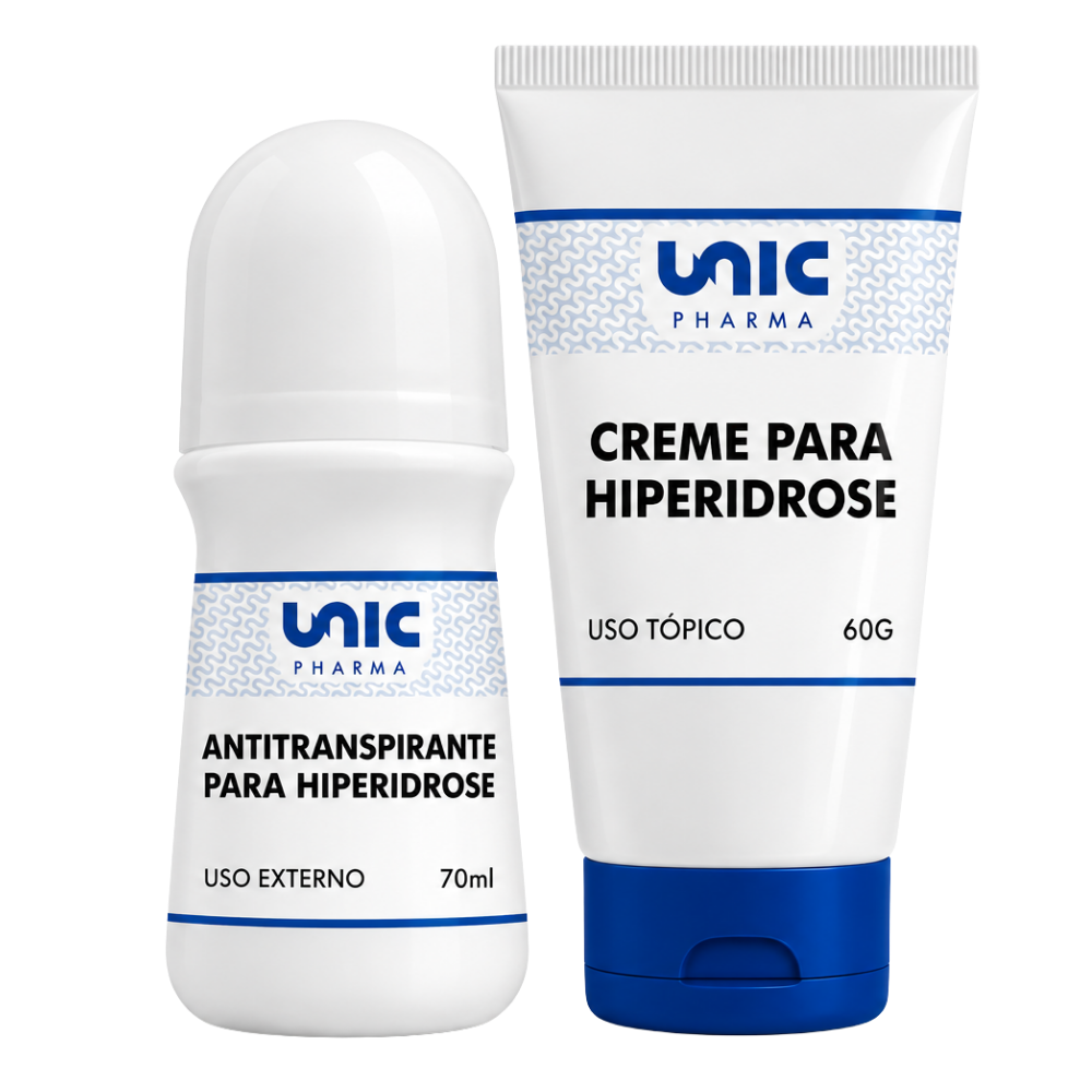 Antitranspirante 70ml + Creme para Hiperidrose 60g