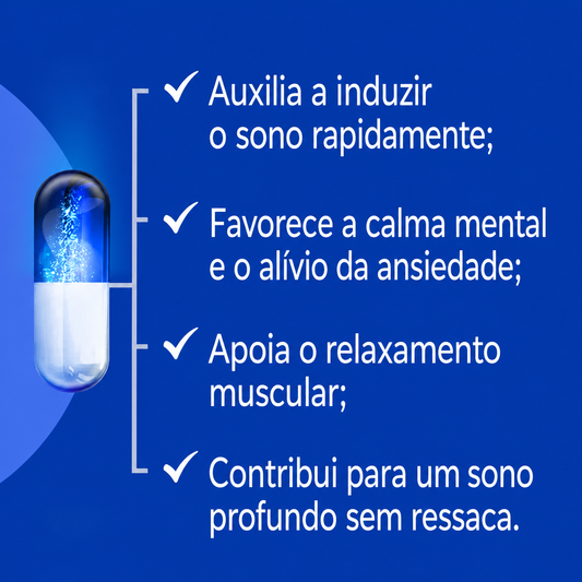 Magnésio Inositol + Melatonina 30cáps