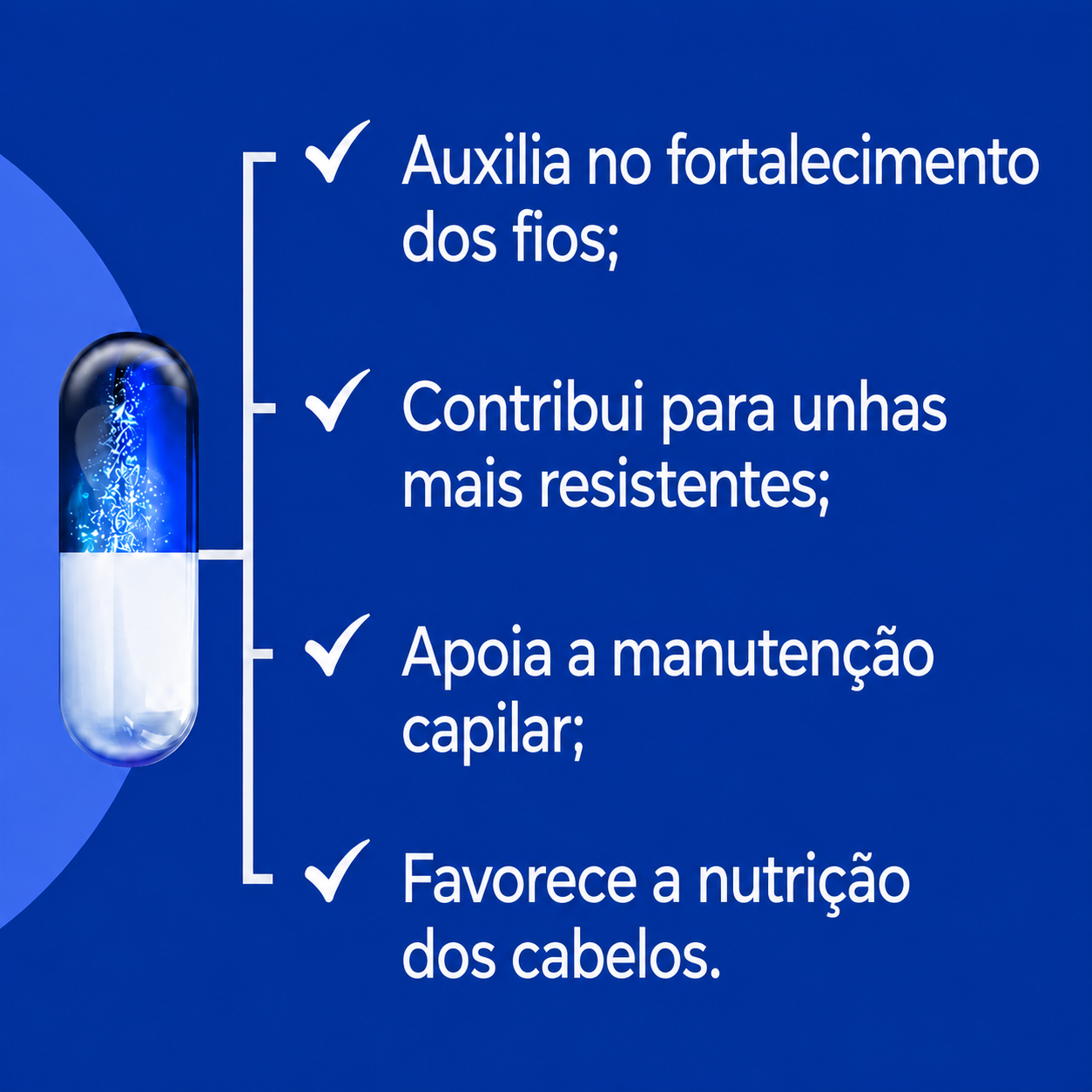 Fio Forte - Fortalecimento Capilar e de Unhas 30 Doses