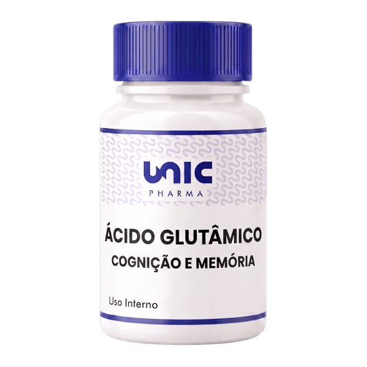 Ácido  Glutâmico 500mg - Cognição e Memória 30caps