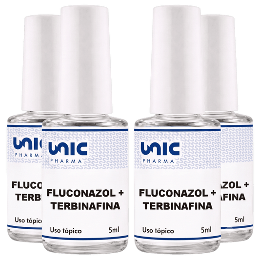 Kit 4 Fluconazol + Terbinafina esmalte