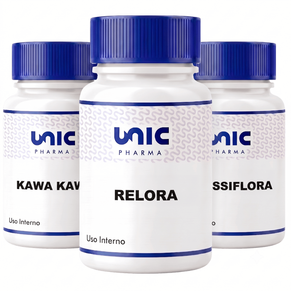 KIT ESTRESSE - RELORA + KAWA-KAWA + PASSIFLORA