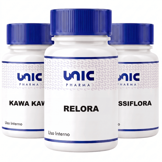 KIT ESTRESSE - RELORA + KAWA-KAWA + PASSIFLORA