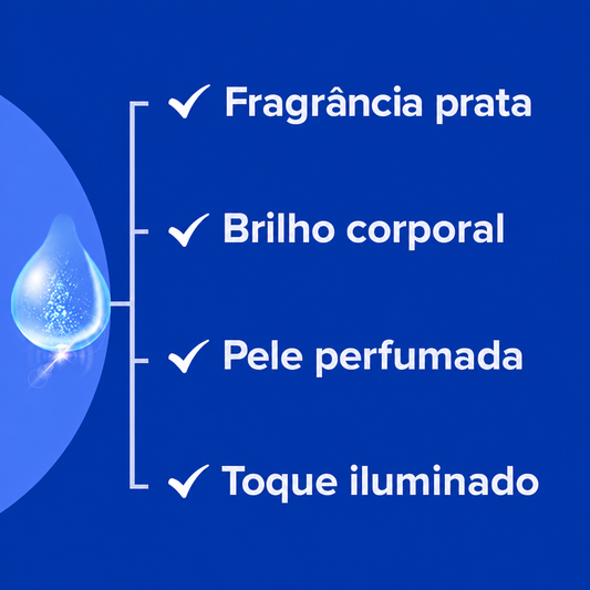 BodySplash Brilhante - Prata 150ml