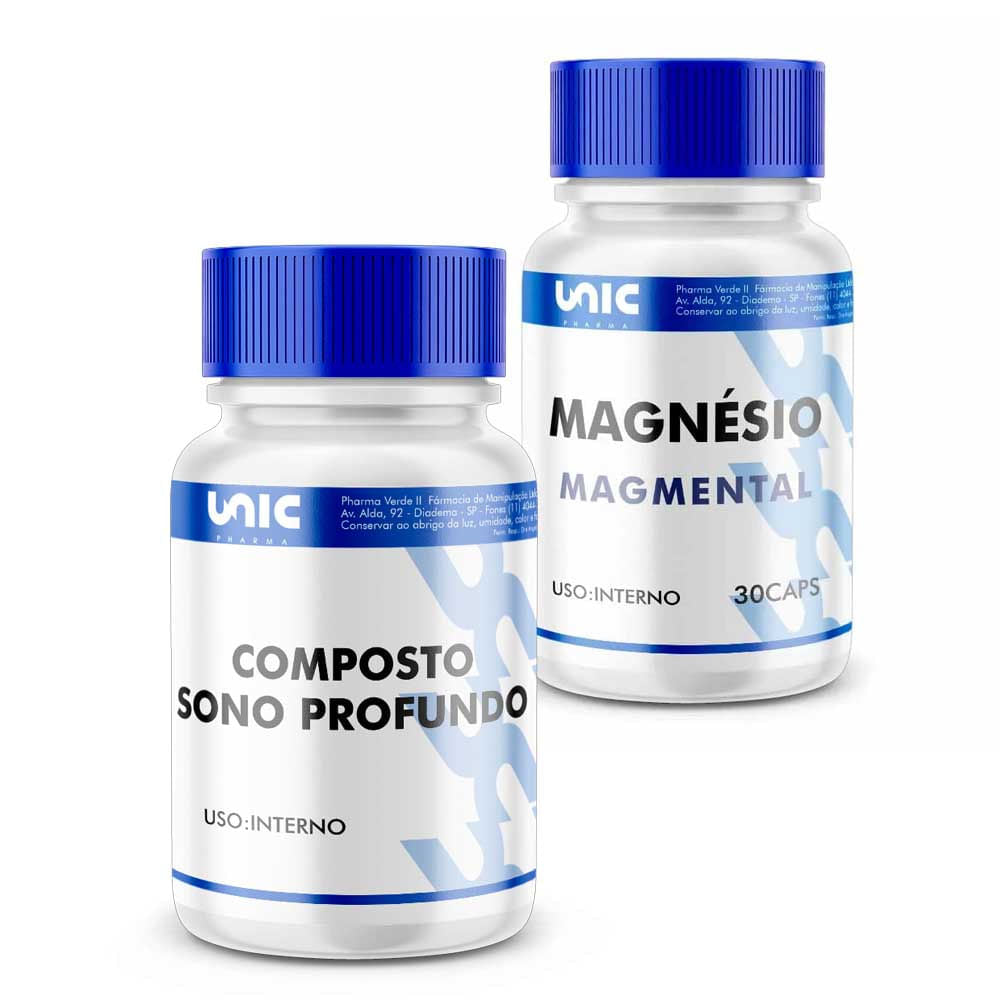 MagMental  30 Cáps + Sono Profundo 30  Doses