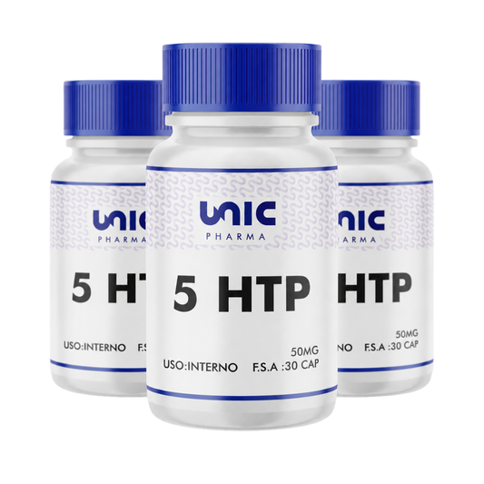 Kit 3 5HTP 50mg 30Cps
