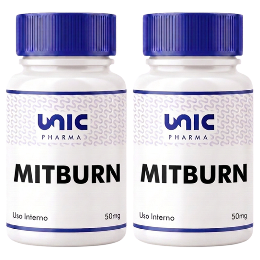 Kit 2 Fracos De Mitburn 50Mg - Revolução Do Emagrecimento - 30 Cáps (Cada)