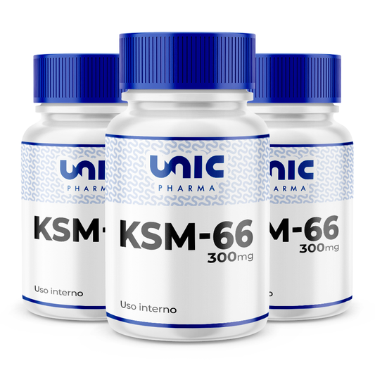 KSM-66 300 mg - 3 potes de 60 caps